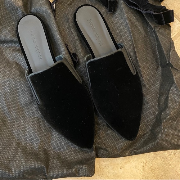 Jenni Kayne Black Velvet Mules - Picture 3 of 7